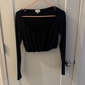 LPA Black Long Sleeve Women's Top